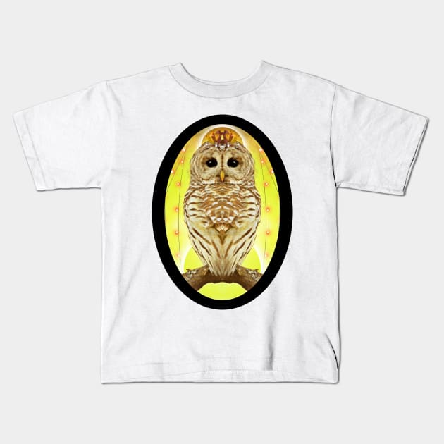 Queen of Light Kids T-Shirt by Thee Owl Queen